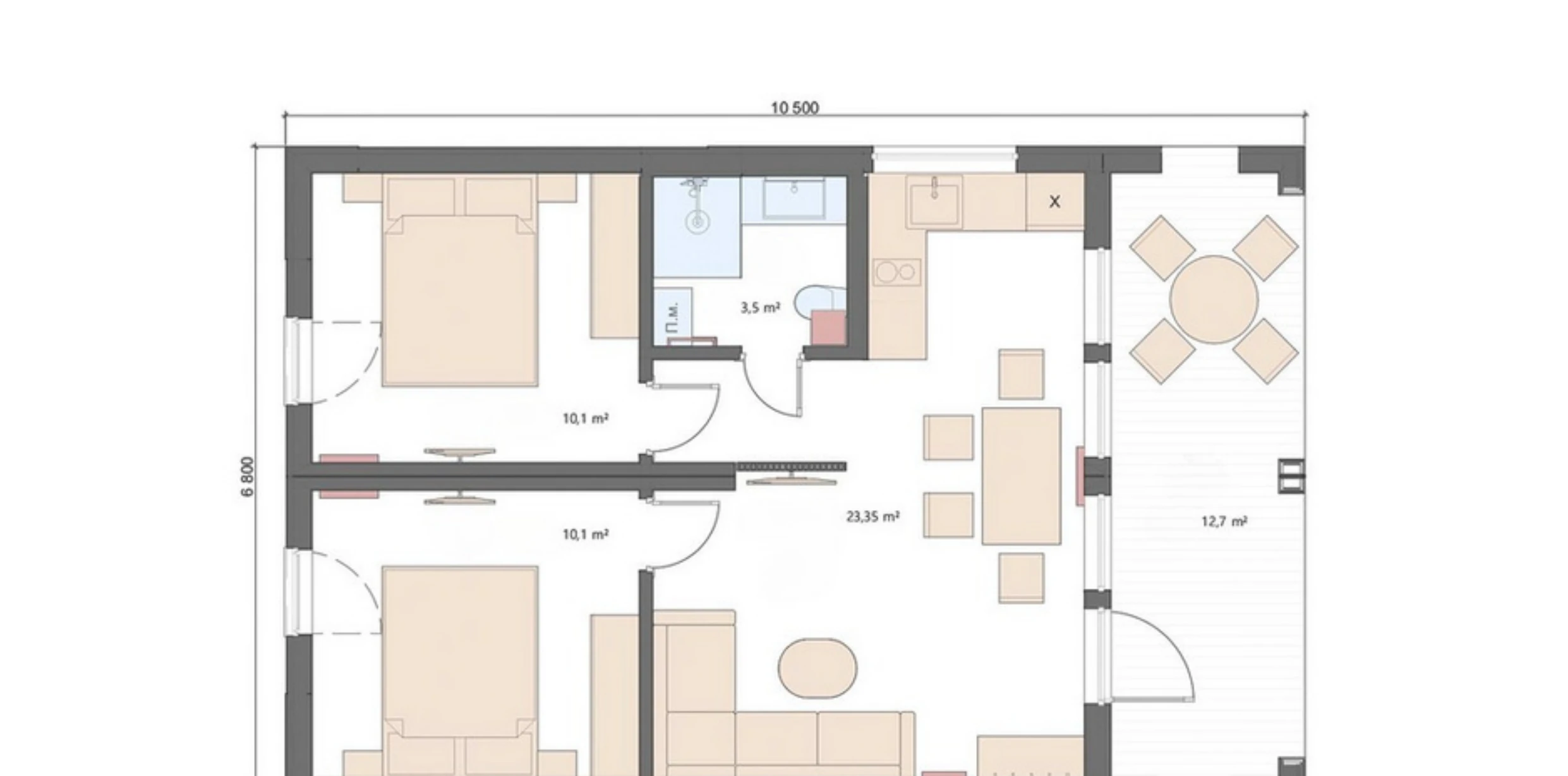 Plattegrond - Mini Ophir
