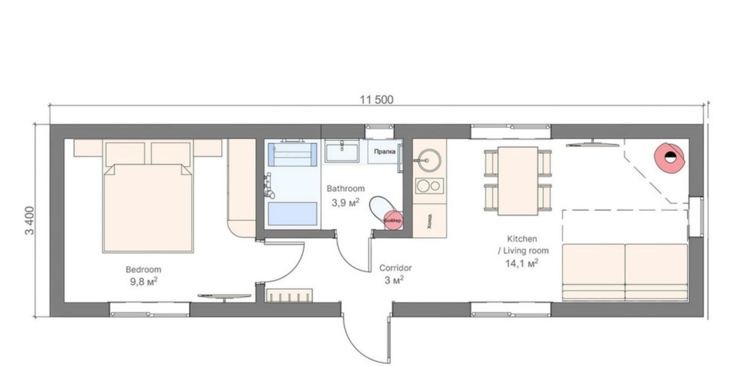 Plattegrond - Spa Mirai